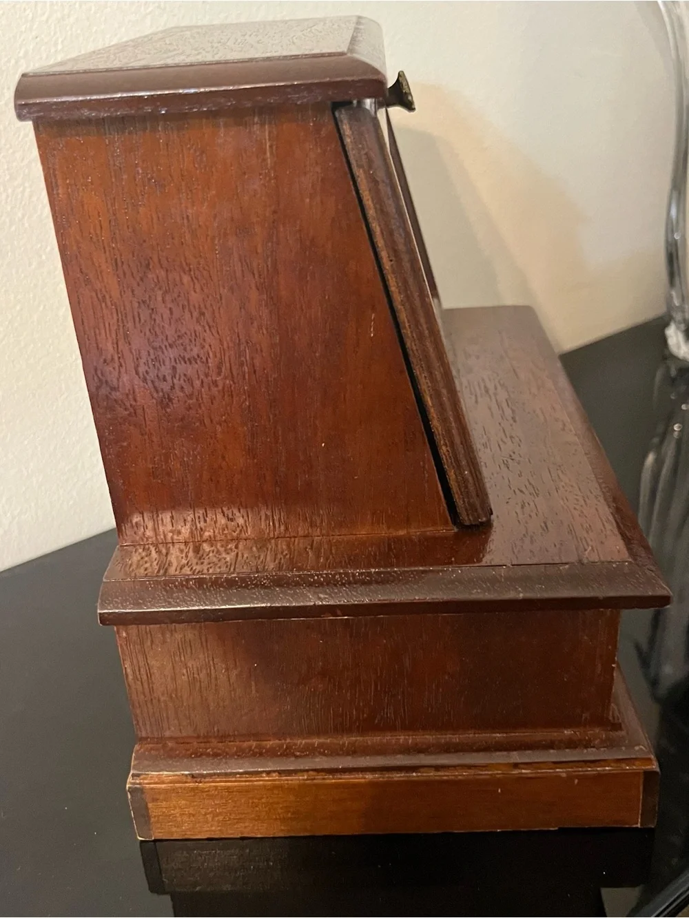 Vintage Toyo Wooden Musical Jewelry Box Made in Japan